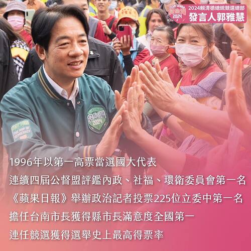 《郭雅慧》立委時排名第一